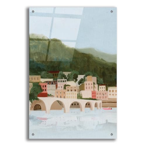 Epic Art 'Mountains By The Sea 2' by Grace Popp