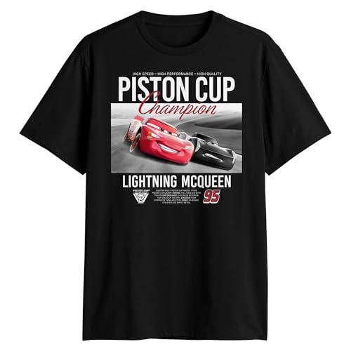 T-shirt Cars Disney Pixar pour revivre la légende de Flash McQueen adulte