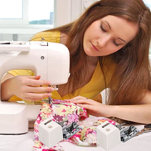 Juego de 2 Pies Prensatelas Cortador Lateral para Máquina de Coser miniatura 2