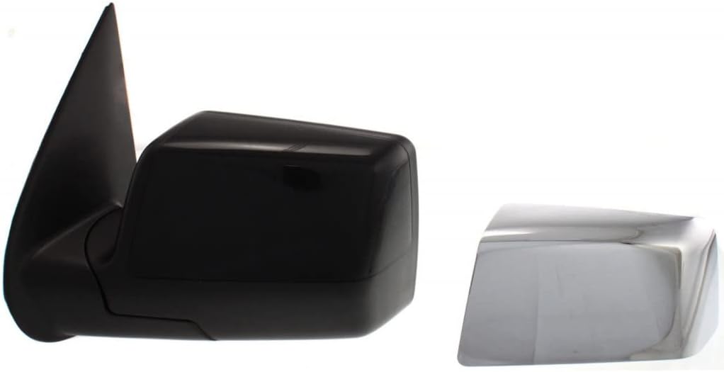 For Ford Explorer 2006 07 08 09 2010 Door Mirror Driver Side | Power | Heated | Chrome | w/Puddle Light | Replacement For FO1320418 | 6L2Z-17683-EAA, 6L2Z-17D743-BA