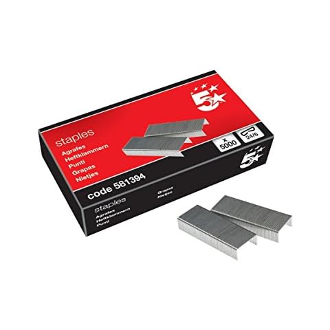 5 Star Staples 24 Gauge Wire Box of 5000 Cover