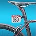 Thinvik Bike Race Number Plate Holder Cycling Number Mount - Quick Release with Rubber Bands