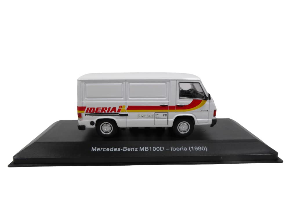 OPO 10 - 1/43 advertising truck compatible with Mercedes-Benz MB100D 1990 IBERIA - ES04