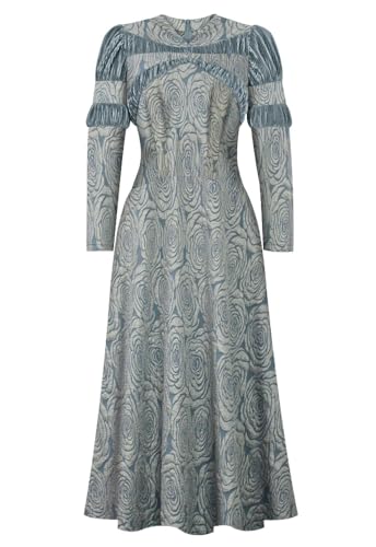 CHIC STAR Womens Embossed Jacquard Pleat Dress