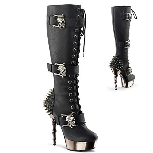 Demonia Women's Mue2028/BPU/PWCH Boot, Black, 12 M US