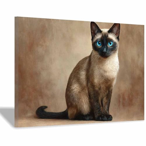 Tableau Le chat mignon DunPei déco salon 70x100cm