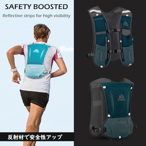 Image of TRIWONDER Hydration Running Vest Backpack, Lightweight Water Pack for Men Women Hydration Backpack for Trail Race, Hiking, Cycling, Climbing, Camping, Jogging, Marathon