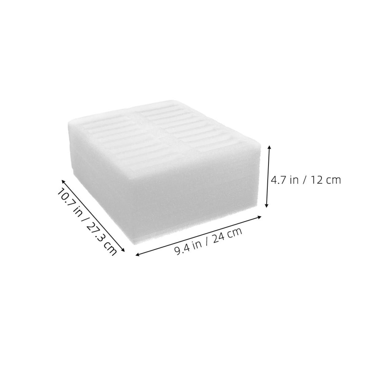 Artibetter Organisateur de Téléphone Portable Blanc 2pcs en Mousse Epe avec Compartiments Multiples pour Bureau et Salle de Réunion, Rangement Pratique