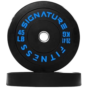 Olympic Bumper Plates, 2″ Weight Plates for Strength Training & Weightlifting, Pairs, Sets or Sets with 7FT Barbell, Multiple Options