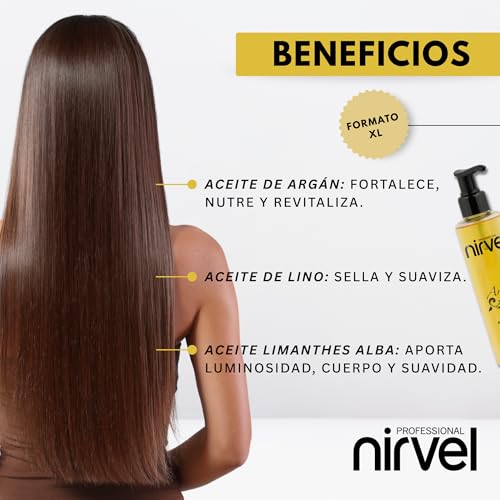Nirvel Argan Fluid, Serum Capilar - 200 ml - imagen 3