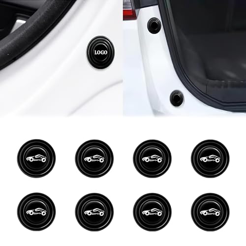 Image of Kidoca Car Shock Absorber Door Guard Protector Rubber Pads & Accessories, Innovative Auto Gadgets Compass, Wrangler, Meridian, S90, XC60, XC40, Hector, Astor, Gloster