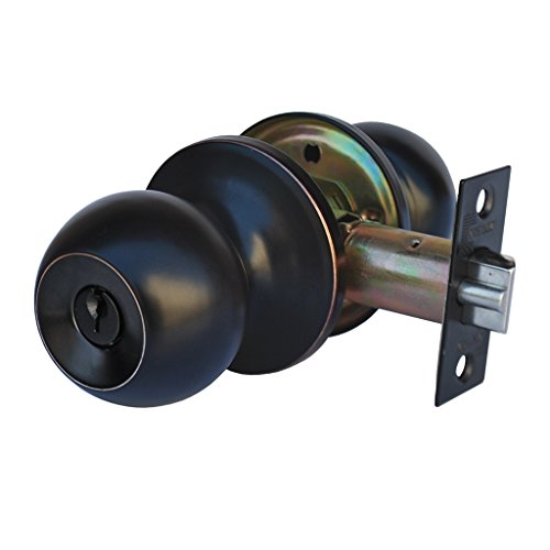 Constructor CON2815 Entry Chrono's Door Lever Knob Handle Set, Oil Rubbed Bronze Finish