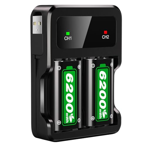 2 * 6200mWh Batería para Xbox One X|S/Xbox Series X/Xbox Series