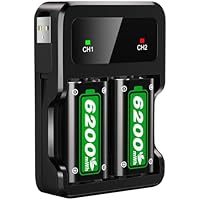 2 * 6200mWh Batería para Xbox One X|S/Xbox Series X/Xbox Series