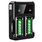 Ponkor – 2 x 6200mWh Akku für Xbox One/Xbox Series X/Series S/Xbox On