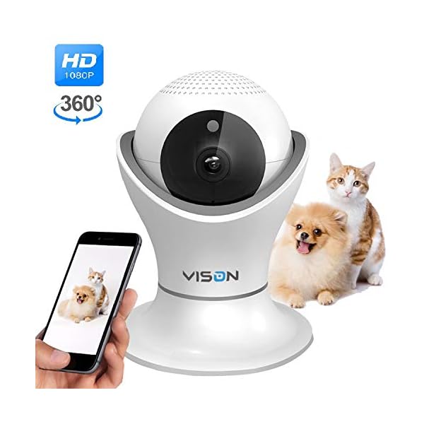 Night Vision Pet Camera with Two Way Audio