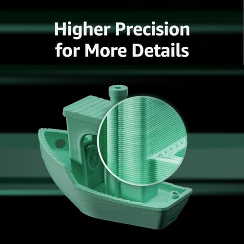 Image of Bambu Lab P1S 3D Printer, Fully Enclosed, Support Up to 16 Colors /Multi Materials, 500mm /s Fast Printing & High Precision, CoreXY & Auto Bed Leveling, Ready-to-Use FDM 3D Printers Large Print Size