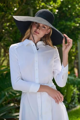 Image of Women's Ultra Wide Sun Hat - UPF 50+ Sun Protection - Shelby