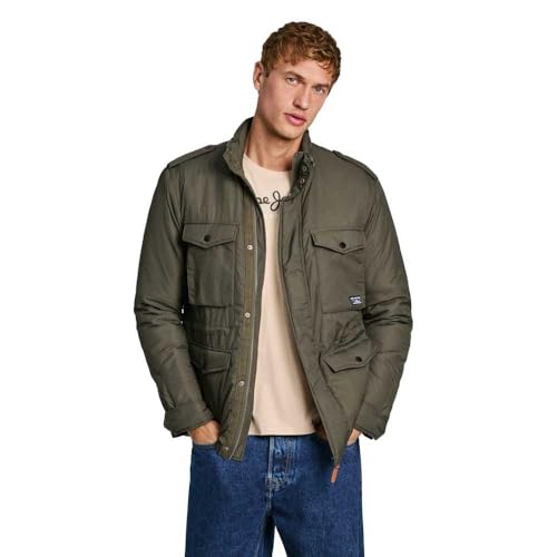 Pepe Jeans Terry Veste Homme légère mi-saison blouson casual zippé