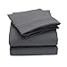 1800 Prime Collection - Soft and Cozy Sheet Sets - Wrinkle resistant, deep pocket, and luxury hotel quality - Over 12 Colors available in Twin, Full, Queen, King and Cal King - Queen, Gray