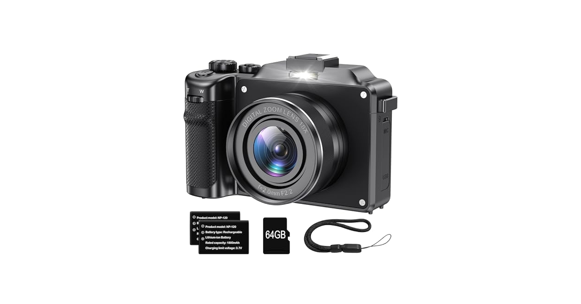 Amazon.com : 4K Digital Camera - 56MP Compact with Anti