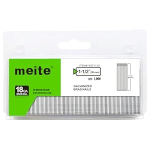 Meite 18GF112 Verzinkte Stiftnägel 1.000 Stück