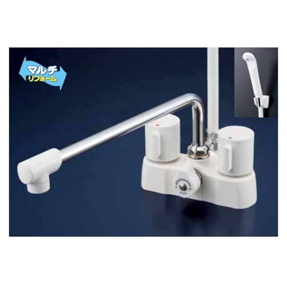 新品、未開封⭐️ KVK デッキ型2ハンドルシャワー KF2008R3 KVK 【KF2008R3】 《KJK》 デッキ形2ハンドルシャワー ωζ0 : KJK