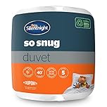 Silentnight So Snug Single Bed Duvet Quilt, 15 Tog Winter Warm Cosy Thick Duvet Hypoallergenic and Machine Washable, Single, White, 534208GE