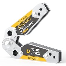 TOOLIOM Adjustable Angle 20-200 Welding Magnets,Magnetic Pull Force 77 LBs Welding Holder Welding Accessories