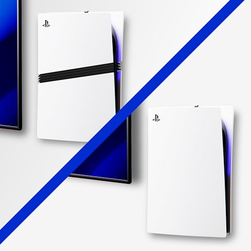 PS5 Wall Mount for PlayStation 5 Console - Sleek Hidden Design for Mounting Near or Behind TV, 2 Controller & Headset Holders Included (PS5 Original/PS5 Pro, Black) by ALIENERGY - Used condition - CA$17.99