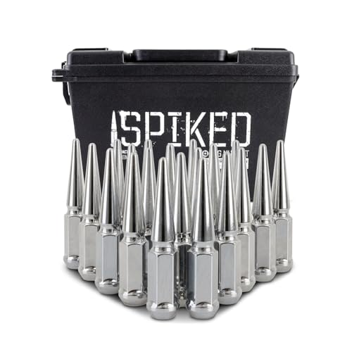 Image of Mishimoto Spiked Lug Nuts, M12x1.5, 20-PC Set, Chrome