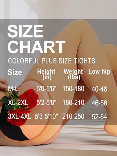 Image of HONENNA Plus Size Suspender Tights for Women, Semi Opaque Sexy Garter Belt Nylons Mock Thigh High stockings