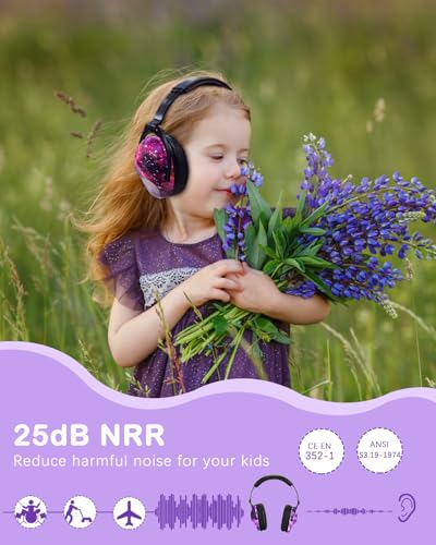 ZOHAN EM030 Kids Ear Protection, Noise Cancelling Headphones Ear Muffs for Autism Sensory, Safety Noise Reduction Hearing Protection for Monster Truck/Concerts/Fireworks/Air Shows - Image 5