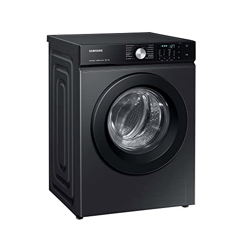 Samsung WW11BBA049AB/EG Waschmaschine, 11 kg, 1400 U/min, AI Ecobubble-Technologie, BESPOKE Flat Design mit SpaceMax Technologie, Hygiene-Dampfprogramm, FleckenIntensiv-Funktion, Schwarz Samsung WW11BBA049AB/EG Waschmaschine, 11 kg, 1400 U/min, AI Ecobubble-Technologie, BESPOKE Flat Design mit SpaceMax Technologie, Hygiene-Dampfprogramm, FleckenIntensiv-Funktion, Schwarz