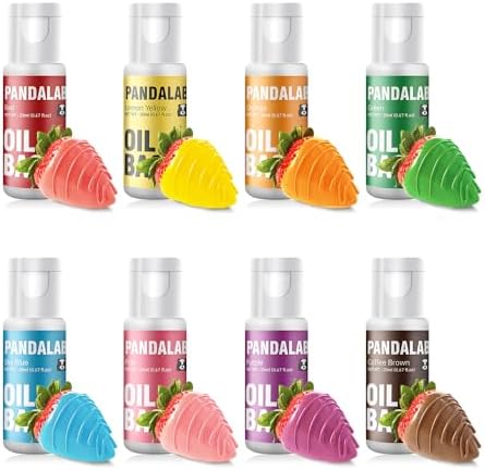 Amazon.com : Oil Based Food Coloring Set for Chocolate - 8 colors ...