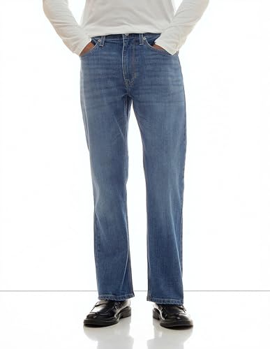 Image of Flying Machine Men's Bootcut Fit Jeans| Solid | Mid Rise | Stretchable | Jeans for Man