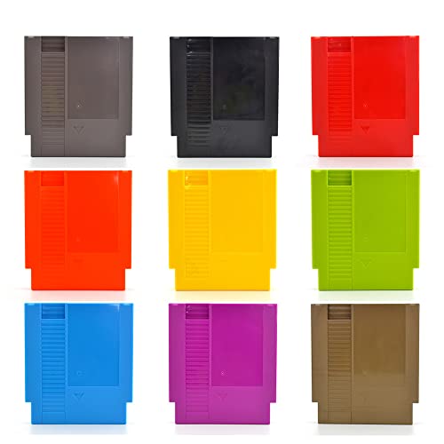 Kocak Gold 72 PIN Game Card Housing Shell Cartridge Replacement for Nintendo Entertainment System NES 60pin To72pin Converter Shell Cover (Yellow)