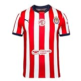 PUMA Youth Soccer Chivas 24/25 Home Jersey - Replica Jersey for Young Fans, dryCELL Technology (US, Alpha, X-Large, Regular, Red/White)