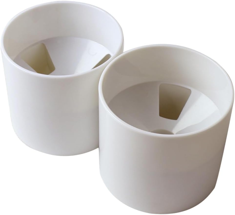 Toddmomy 2pcs Golf Hole Cup for Practice Putting Green Yard Garden Backyard Training Outdoor Indoor Aids Accessoroies White