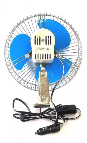 Ventilador Automotivo Mini 12v Caminhão Carro Trailer
