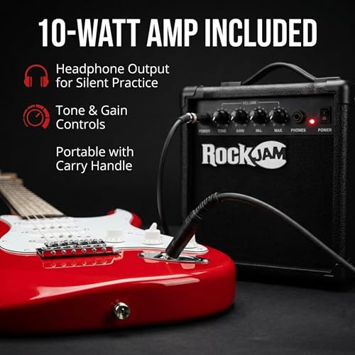 Miniatura 6 de Rockjam Rjeg02-Sk-Rd - Kit De Guitarra Eléctrica