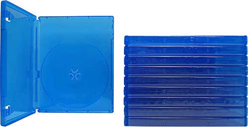 (10) boîtiers jeux bleu PlayStation 4 14mm