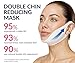Stylia V Line Lifting Collagen Mask - Lift, Firm & Contour Jawline - Tightening Double Chin Strap with Hyaluronic Acid & Aloe - Neck Tightening and Lifting Mask - Jawline Shaper Face Lift Tape (7PC)
