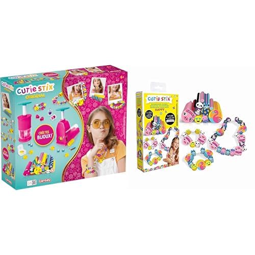 CUTIE STIX® - LANSAY - Recharge Happy - Bijoux et décorations pour ongles pour enfants dès 6 ans CUTIE STIX® - LANSAY - Recharge Happy - Bijoux et décorations pour ongles pour enfants dès 6 ans