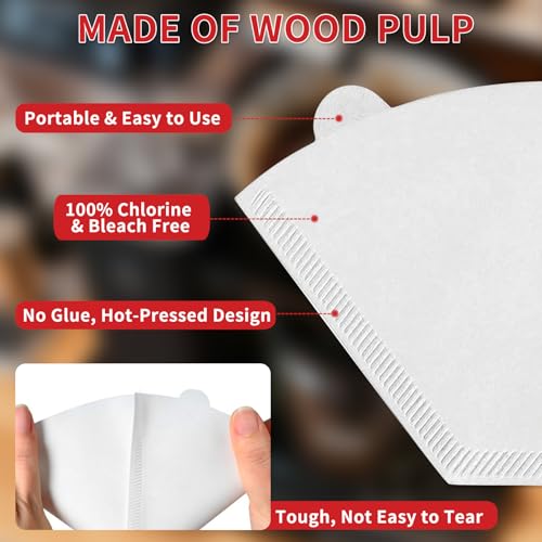 Durable #4 Oxygen-Bleached Filters