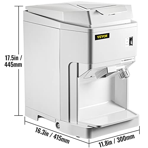 Elektrischer Eiscrusher Eisrasierer-Maschine Kommerziell 265 LBS/Std Shaded Ice Maker Für Den Tisch Schneekegel… – Bild 4