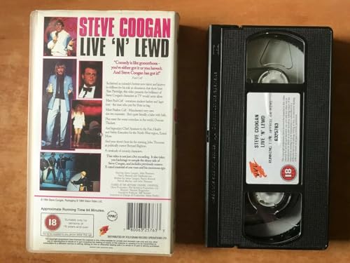 Steve Coogan: Live 'n' Lewd [VHS]