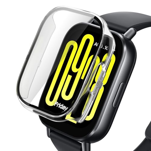 YealRed For Xiaomi Redmi Watch 5 Active �ی�P�[�X �y�� PC+�����K���X�J�o�[ 9H�d�x ���t���ȒP ��̌^ �S�ʕی� �L�Y�h�~ �ϏՌ� HD�����ߗ� �w��h�~ ���˒ጸ Xiaomi Redmi Watch 5