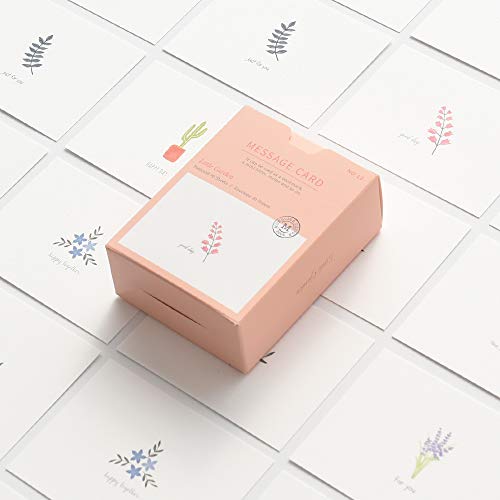 モノライク メッセージカード ミニカード リトルガーデン Message card Little garden - 40枚封筒20枚セッ...