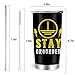 Farecnt Electrical Engineers Gifts, Electrical Engineering Stainless Steel Tumbler with Lid Straw 20oz